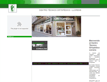 Tablet Screenshot of ortopediallorens.com